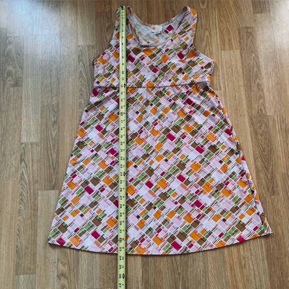 Spunkwear Women's Racer Back Dress With Built In Shelf Bra Size Large - Picture 10 of 11